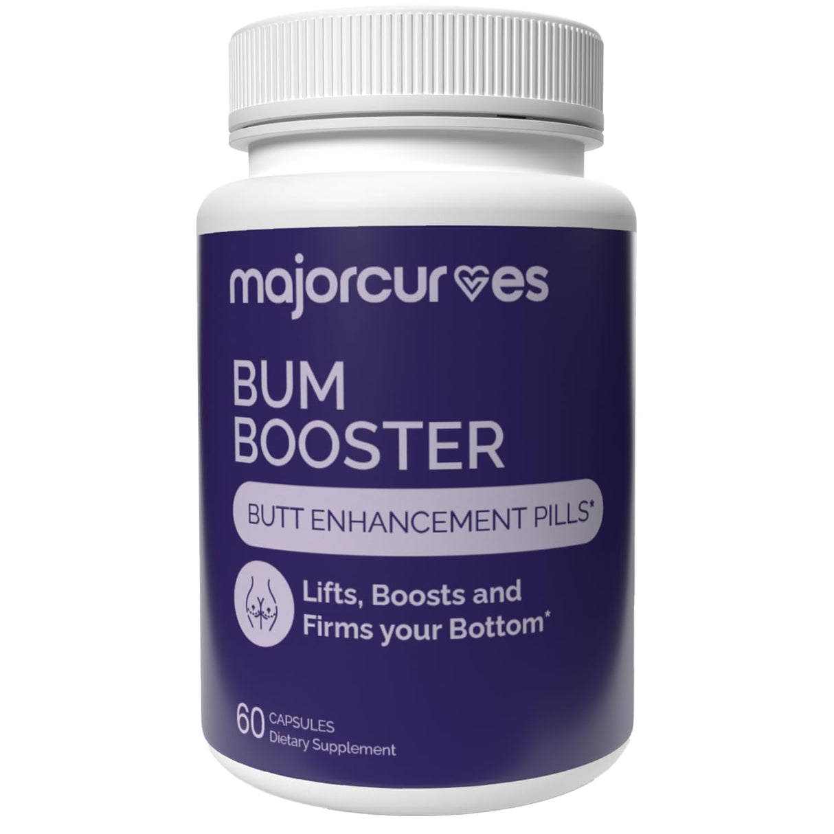 Major Curves Bum Booster Pills – Butt Enhancement for Women, Booty Growth Capsules for Bigger Bum, Curvier HIPS and Glutes, Natural Brazilian Butt Lift Alternative with Fenugreek and Wild Yam