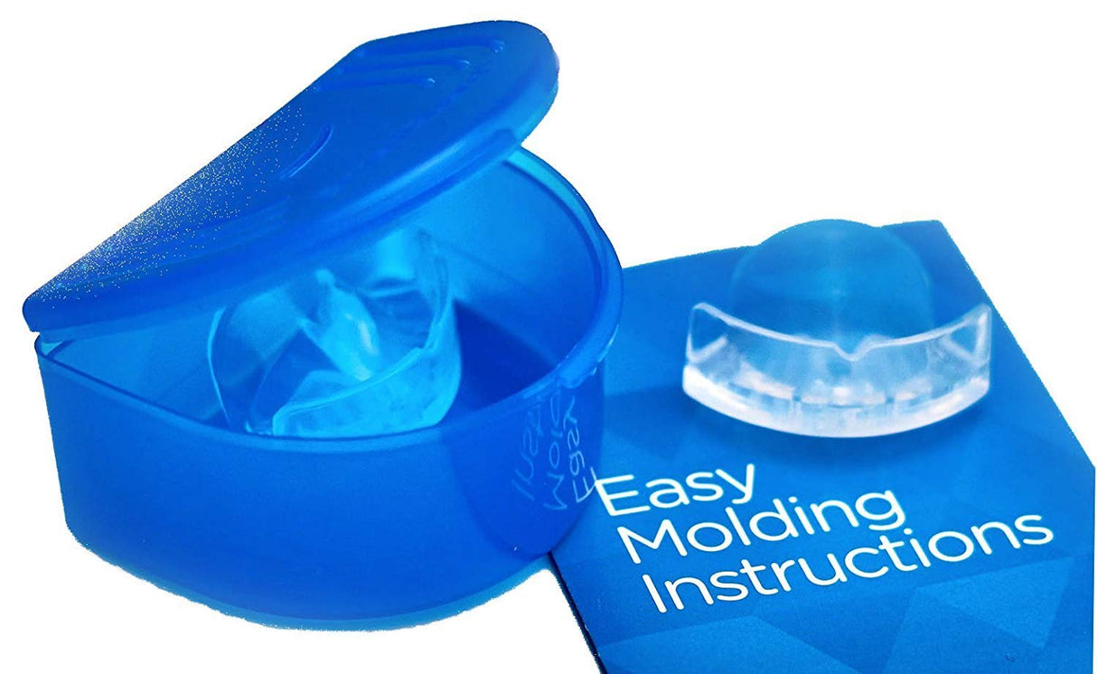 SmartGuard Dental Guard Night Guard for Clenching, Bruxism, and Grinding Dentist Designed Includes 2 Guards, 1 Travel Case, and a 60-Day Supply of Premium Cleaning Crystals