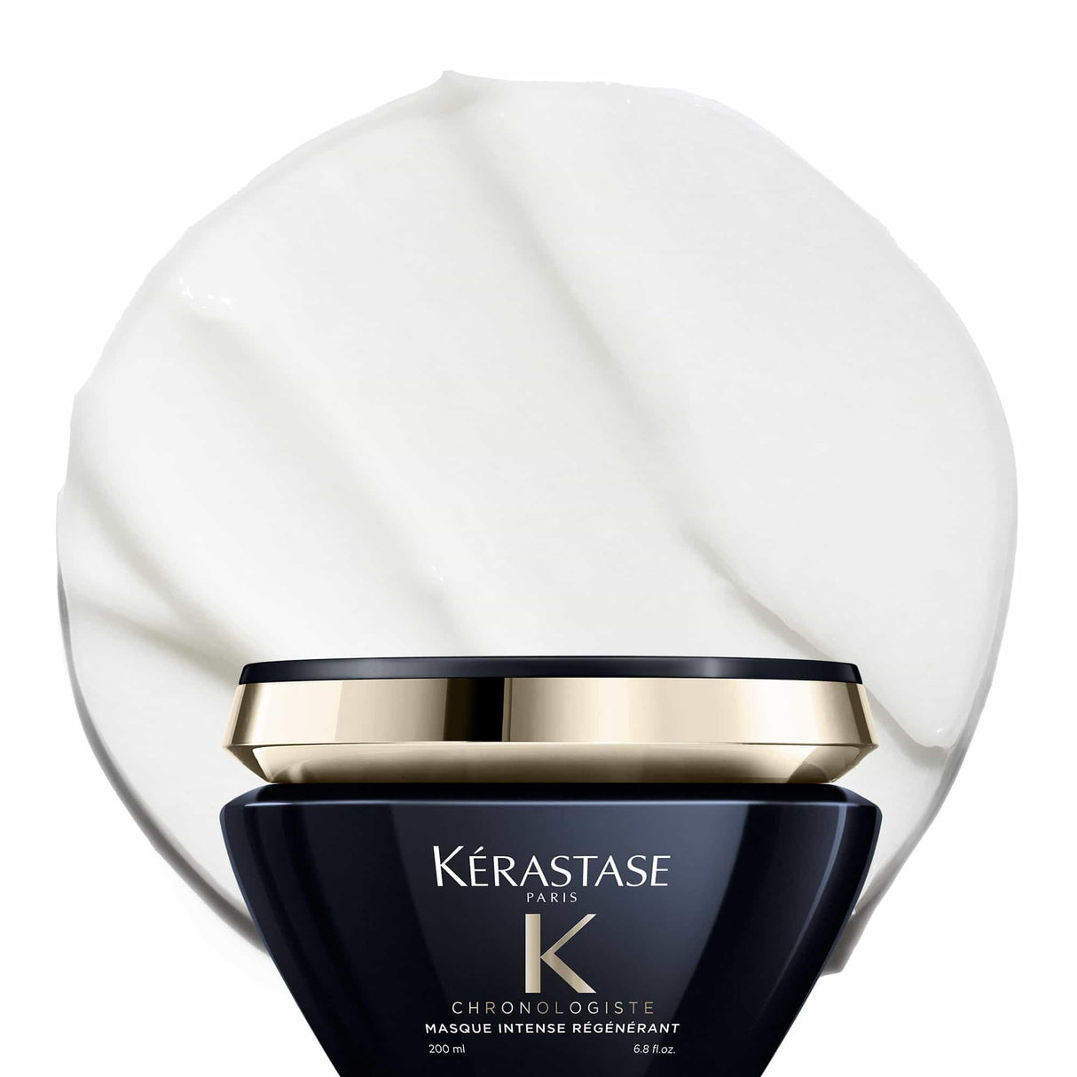 Kerastase Chronologiste Hair Mask | Moisturizes Hair & Scalp For Soft, Shiny Hair | Anti Frizz Deep Conditioning Mask | With Hyaluronic Acid | For Dry, Damaged Hair | Intense Régénérant | 6.8 Fl Oz