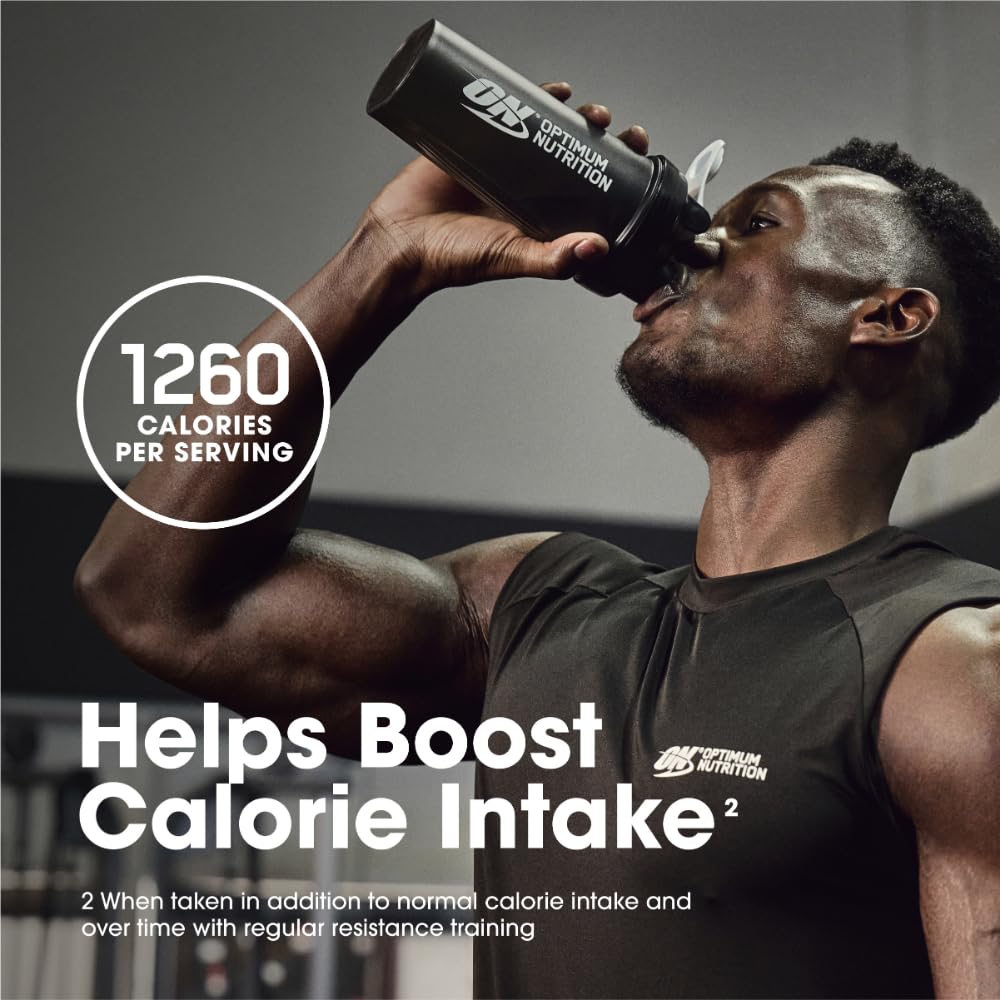 Optimum Nutrition Serious Mass, Weight Gainer Protein Powder, Mass Gainer, Vitamin C and Zinc for Immune Support, Creatine, Chocolate Peanut Butter, 12 Pound (Packaging May Vary)