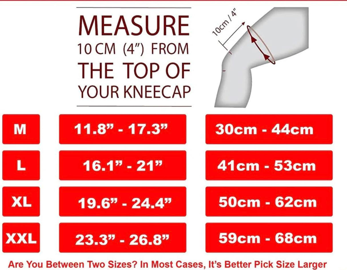 Hinged Knee Brace Support with Strap & Side Patella Stabilizers for Protection & Pain Relief for Arthritis, Meniscus Tear, ACL, MCL - Sports Compression Wrap for Running & Recovery - Men & Women (M)