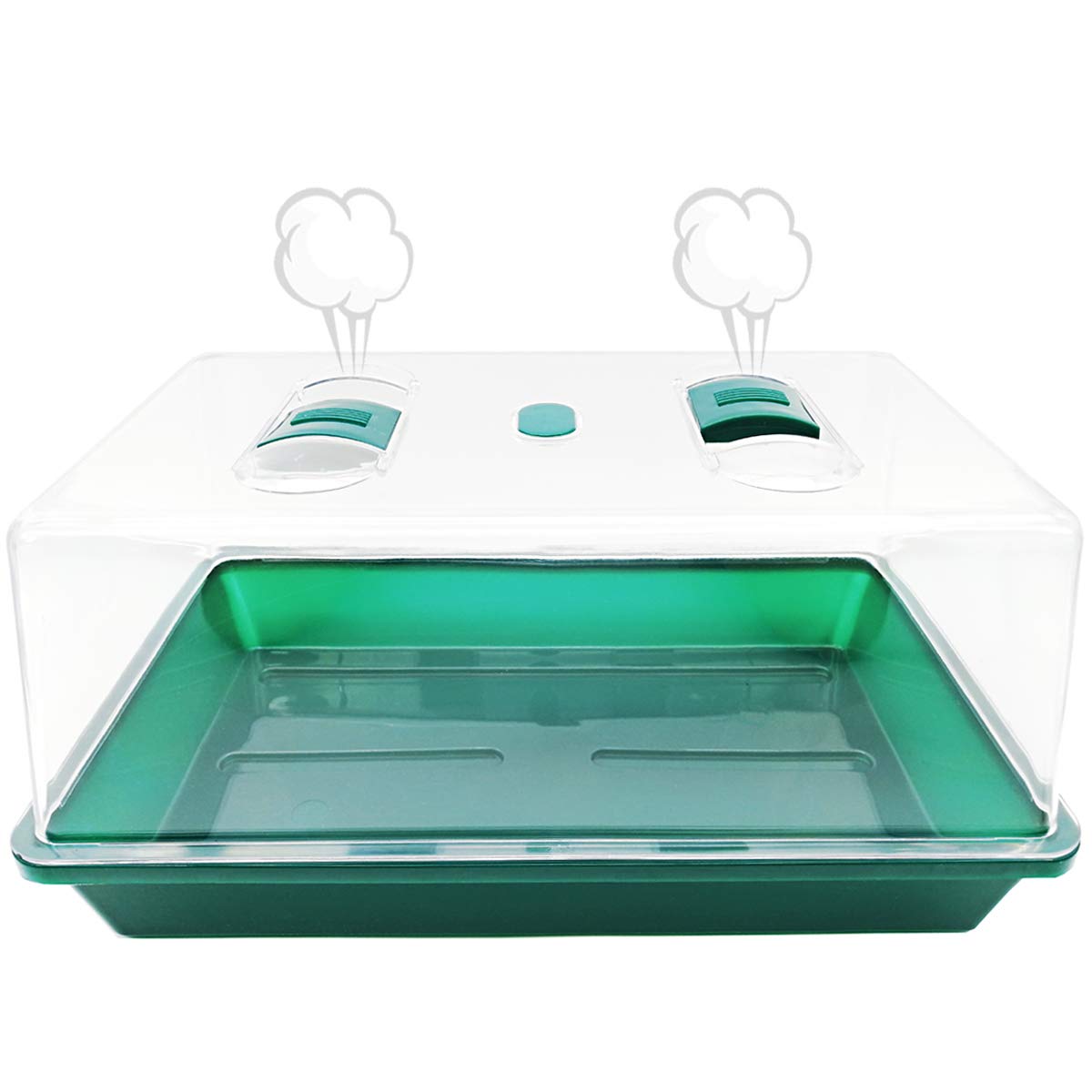 LeJoy Garden Reusable Propagator Tray Vented Dome for Seedlings & Clones