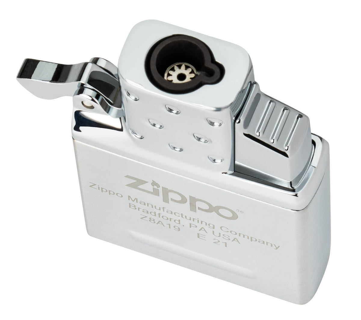 Zippo 65826 Butane Lighter Insert - Single Torch, Chrome
