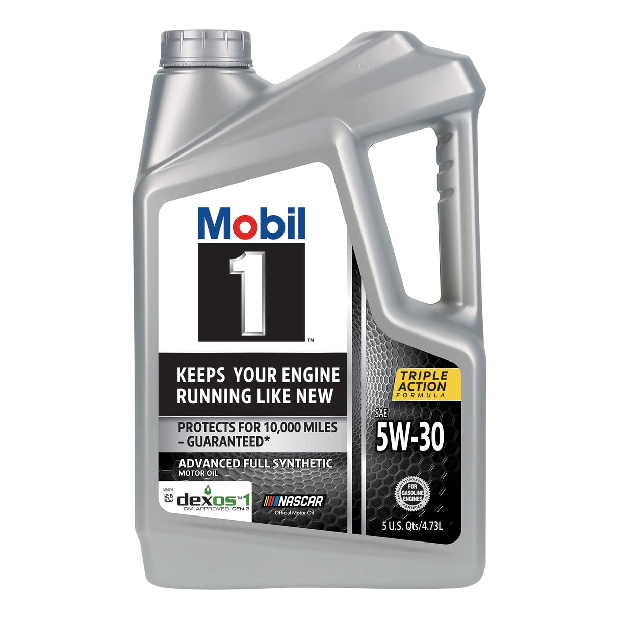 Mobil 1 Full Synthetic Motor Oil 5W-30 | Advanced Formula | 5 Quart | Pack of 2