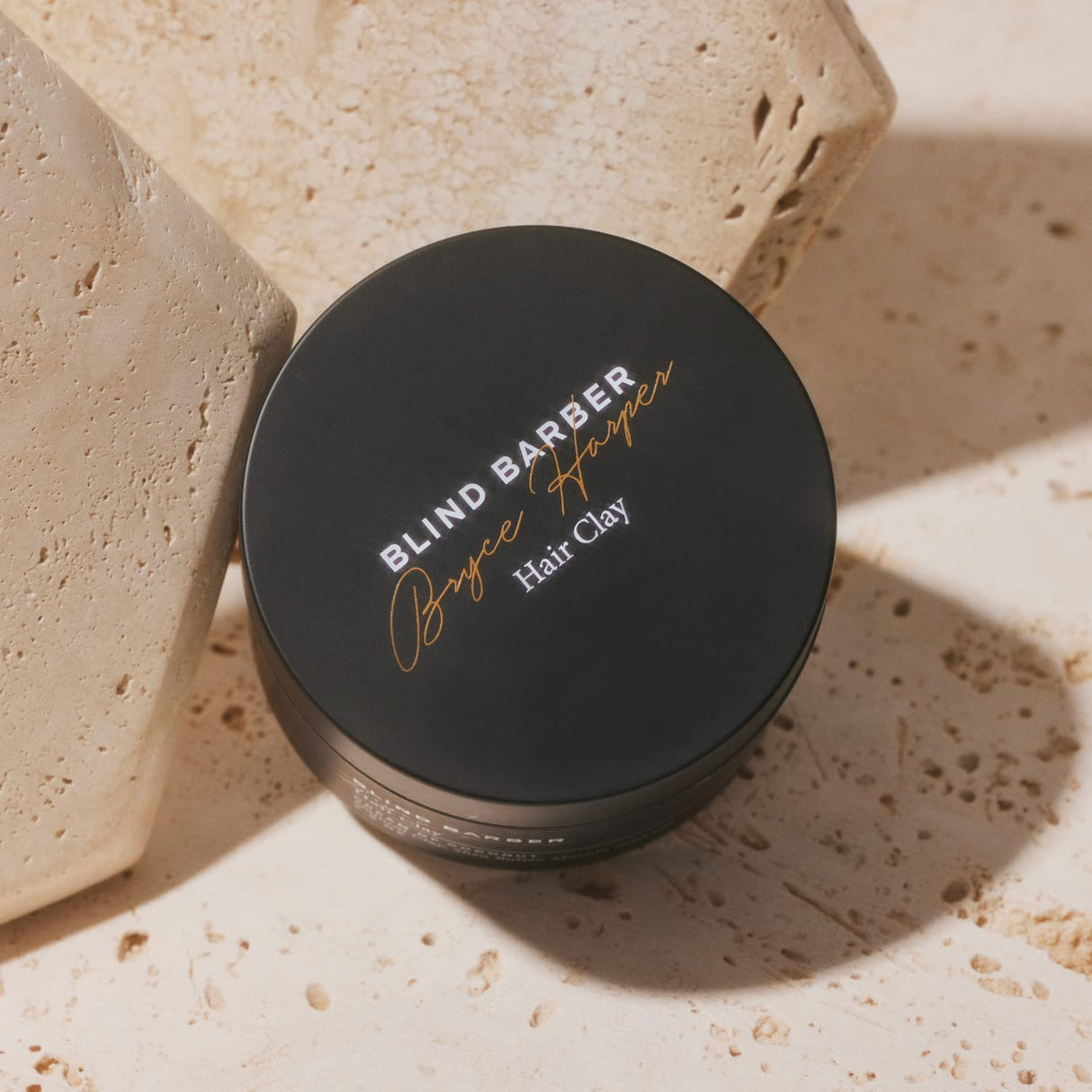 Blind Barber Bryce Harper Hair Clay for Men - Matte Clay Hair Product Men Can Use to Build Volume - Water-Based with Strong to Medium Hold - Easy to Use (2.5 Oz)