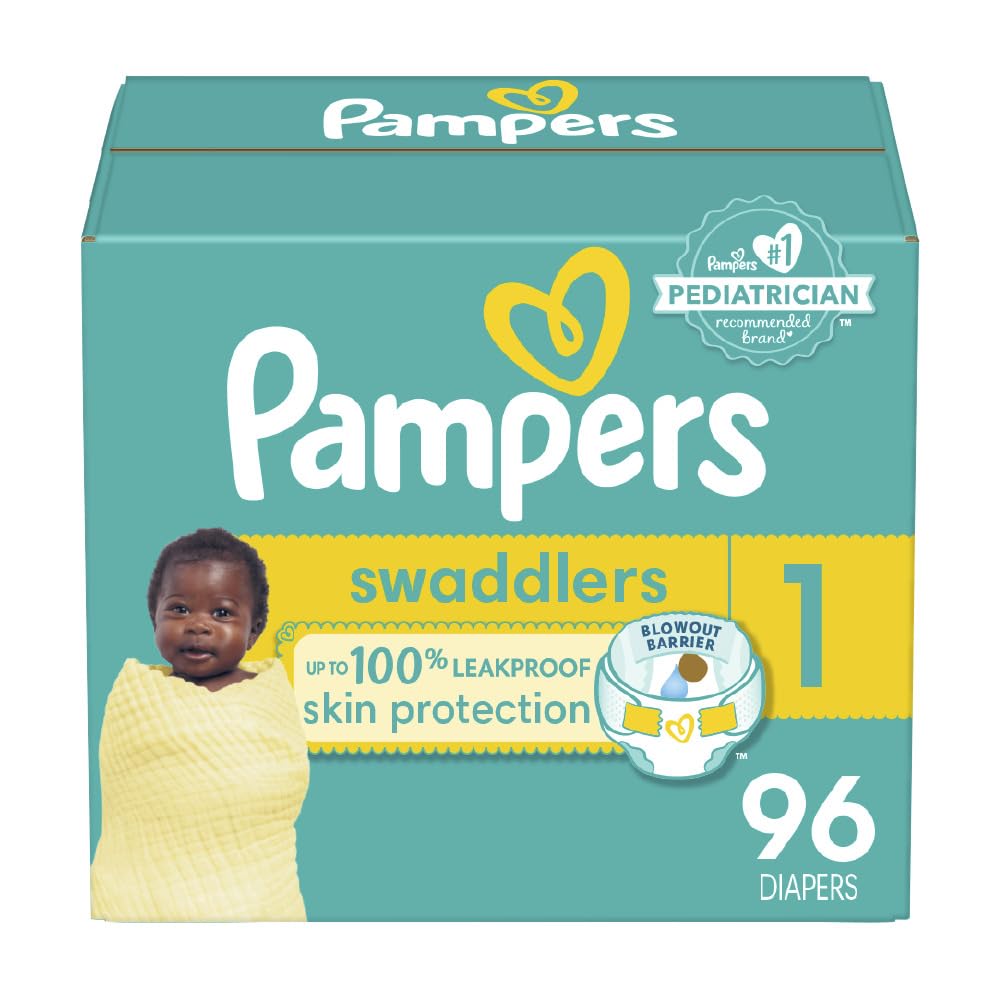 Pampers Baby Diapers - Swaddlers - Size 4, 66 Count, Ultra Absorbent Disposable Infant Diaper
