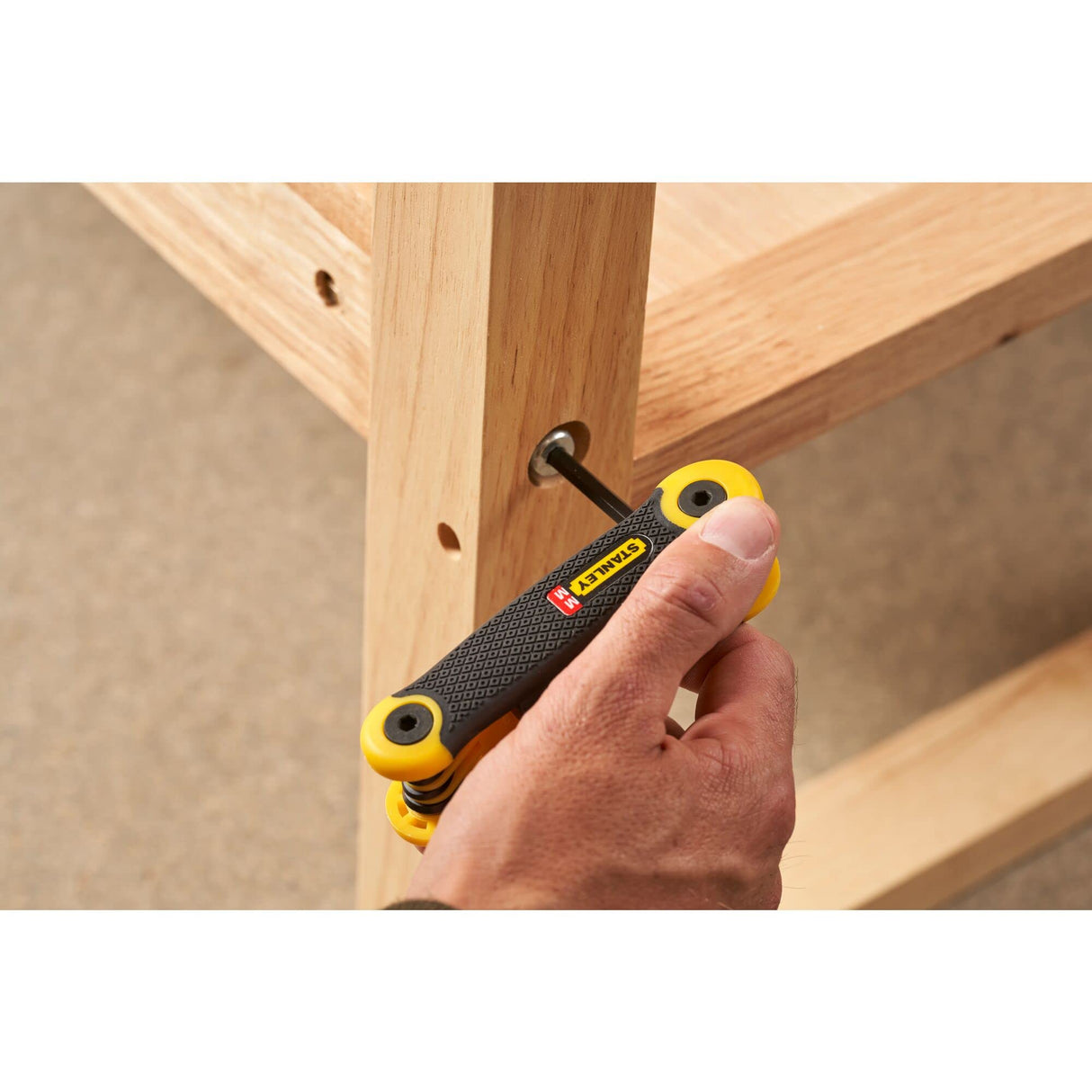 Stanley 2-69-264 Metric Folding Key-Set (8-piece), Silver