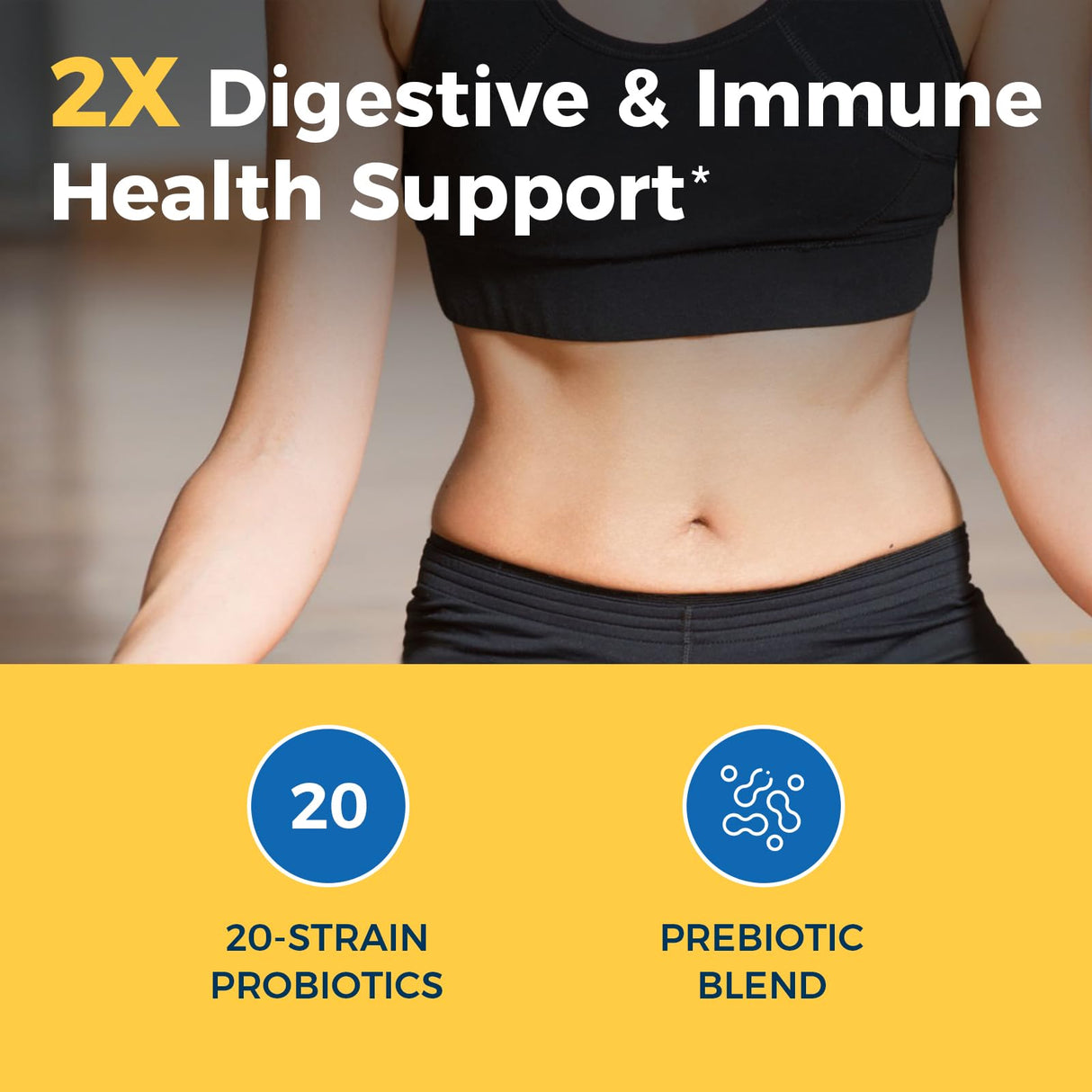 NewRhythm Probiotics 50 Billion CFU 20 Strains, 120 Veggie Capsules, Targeted Release Technology, Stomach Acid Resistant, No Need for Refrigeration, Pack of 1, Non-GMO, Gluten Free