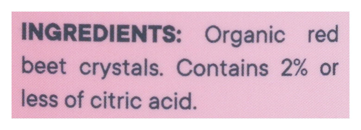 Flora - Organic Red Beet Crystals, Energizing Superfood, Nitric Oxide Booster, Vegan, Equals 5.5 lbs. of Red Beets, Pressed from Fresh Harvested Organic Beets, 7-oz. Powder