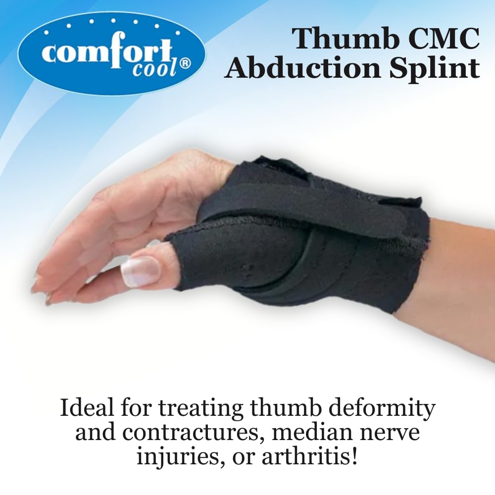 Comfort Cool 82075 Thumb CMC Abduction Splint, Medium, Right