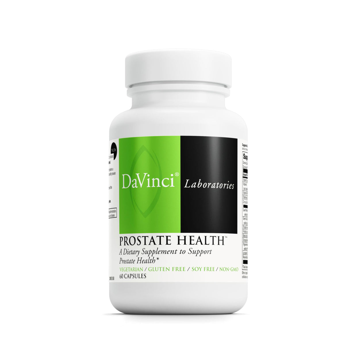 DAVINCI Labs Prostate Health - Helps to Support Prostate, Urinary & Men's Health with Saw Palmetto, Zinc, Green Tea Extract & More* - 60 Vegetarian Capsules (30 Servings)