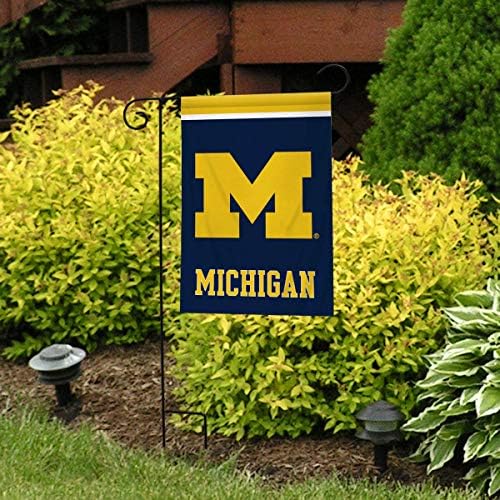 University of Michigan NCAA Licensed Garden Flag - 18" x 12.5" Yard Flag - Wolverines UofM Flag