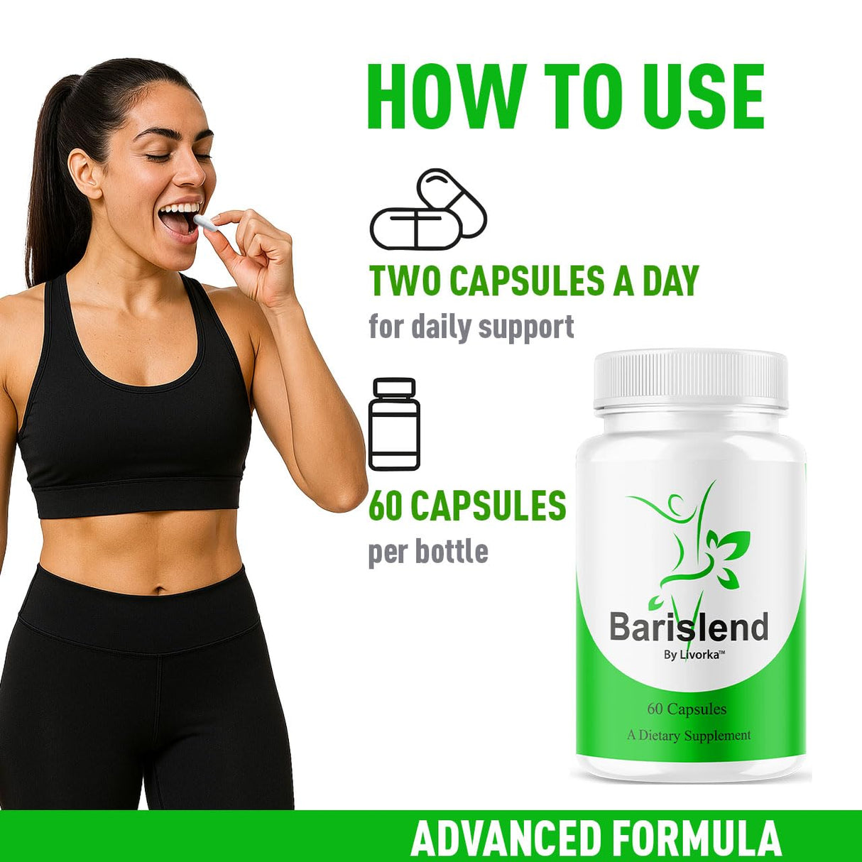 (3 Pack) Barislend Capsules - Barislend Capsule Advanced Formula Maximum Strength, Barisland Pink Salt Capsule Supplements Overall Health & Wellness, Bari Slend Premium Support, 180 Capsules 3 Months