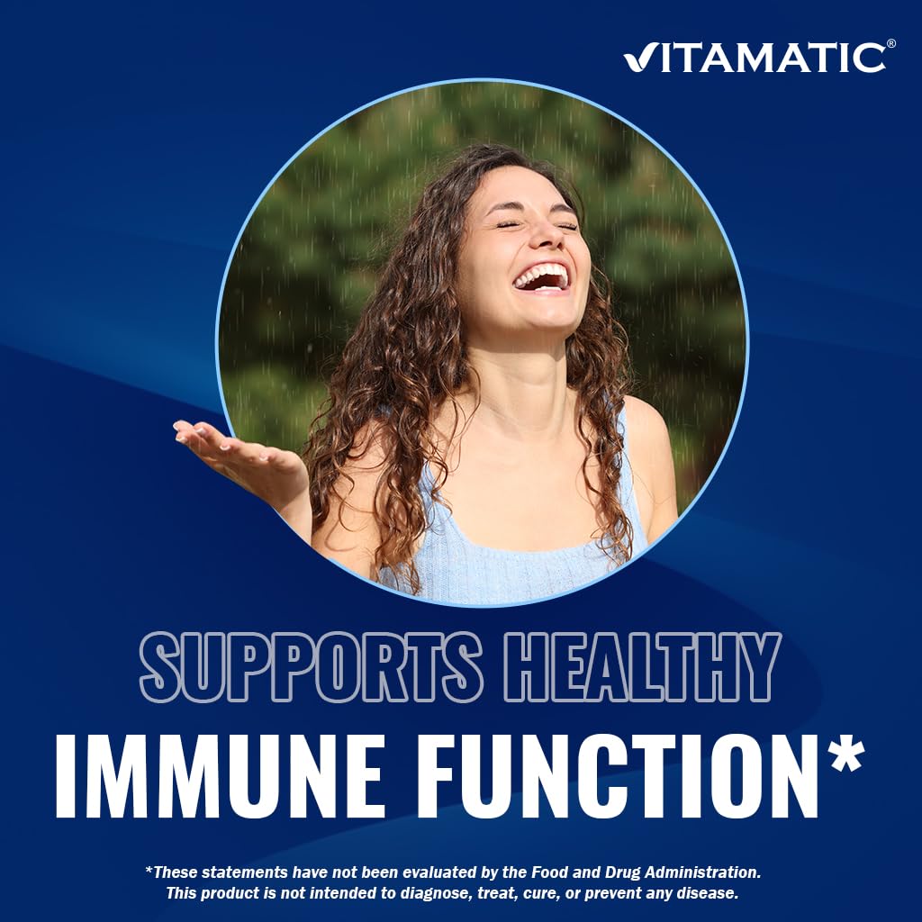 Vitamatic Lactoferrin 500mg – 60 Vegetable Capsules Promotes Healthy Immune Function