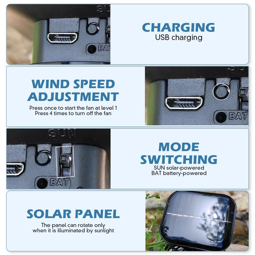 Upgrade Solar Fan Hat,2025 New Outdoor Wide Brim Sun Hat with 2 Solar Fan,UPF 50+ Bucket Fishing Beach Hat Fan for Men Women