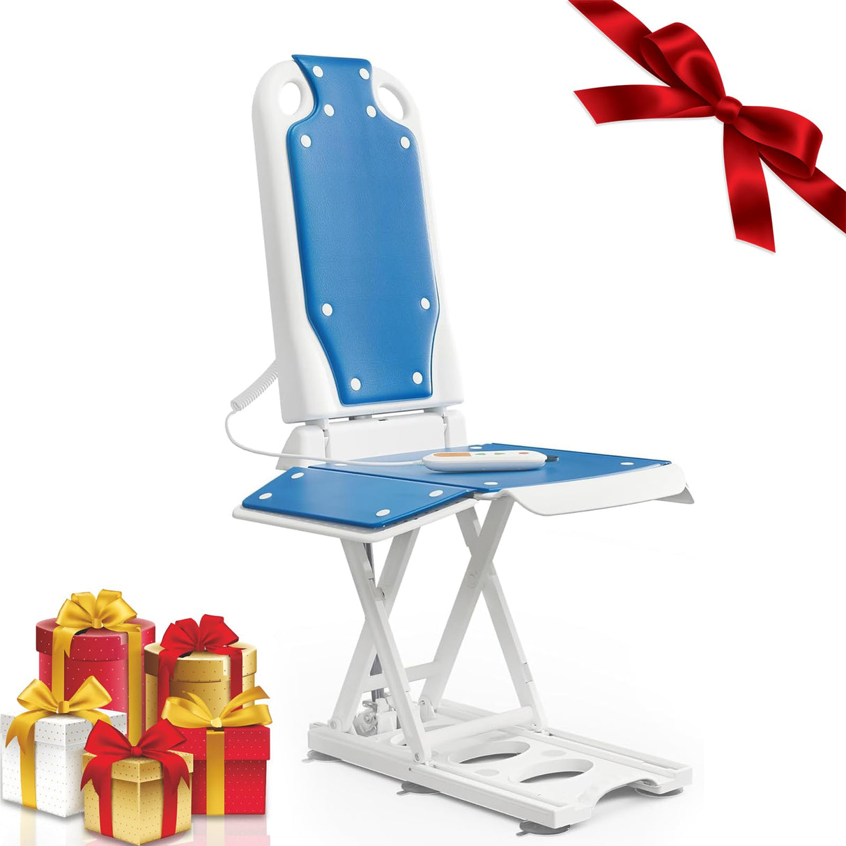 MAIDeSITe Electric Chair Lift, Stand Up Independently from Floor, Support Up to 300 LBS, Floor Lift for Elderly, FSA HSA Eligible, JC35M3