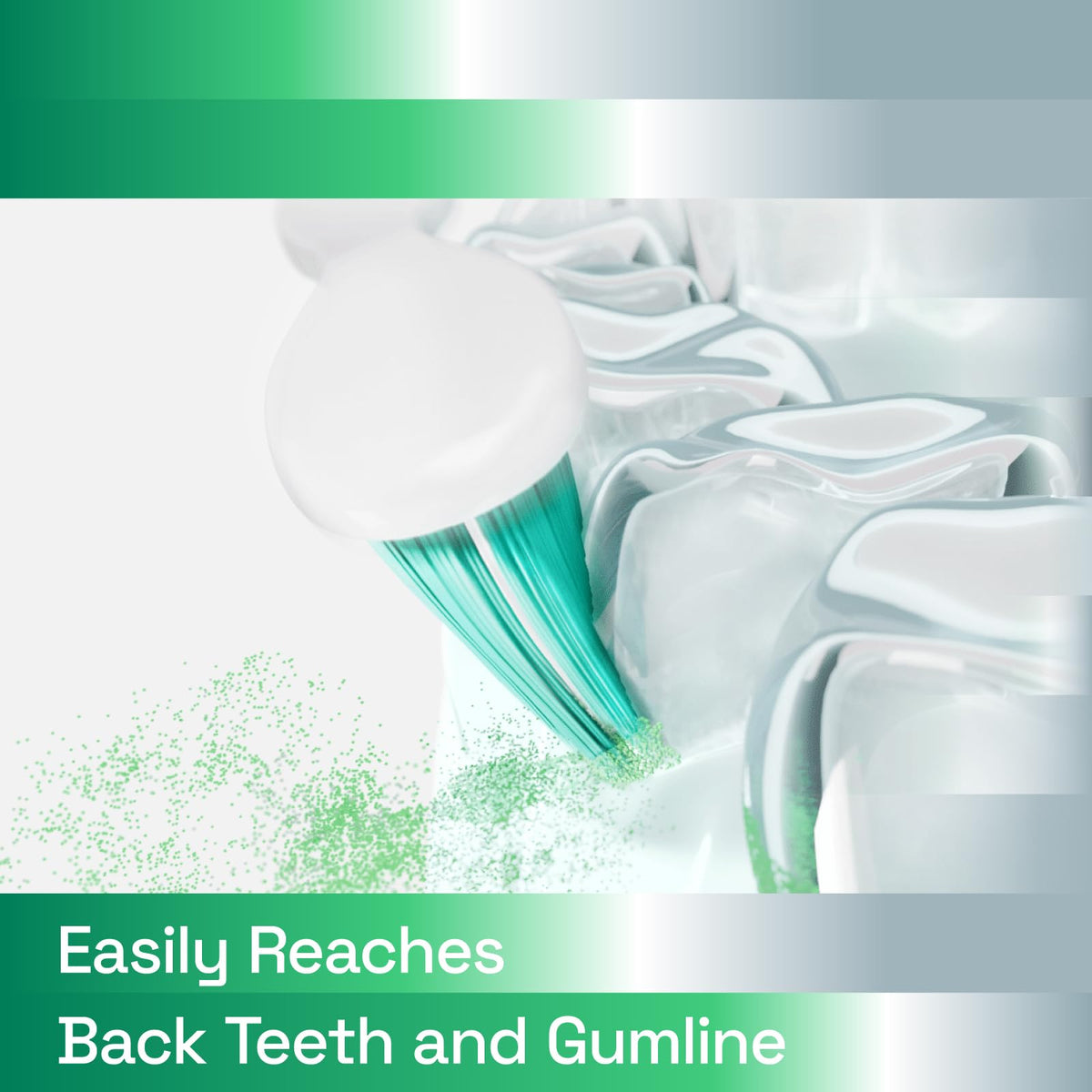 BRUSHMO Plaque Control Replacement Heads for Philips Sonicare, 8 Pack White