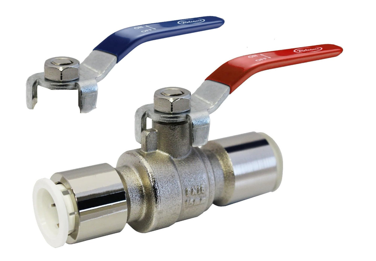 Speedfit 15mm Brass Bodied Pushfit Ball Valve WRAS Approved
