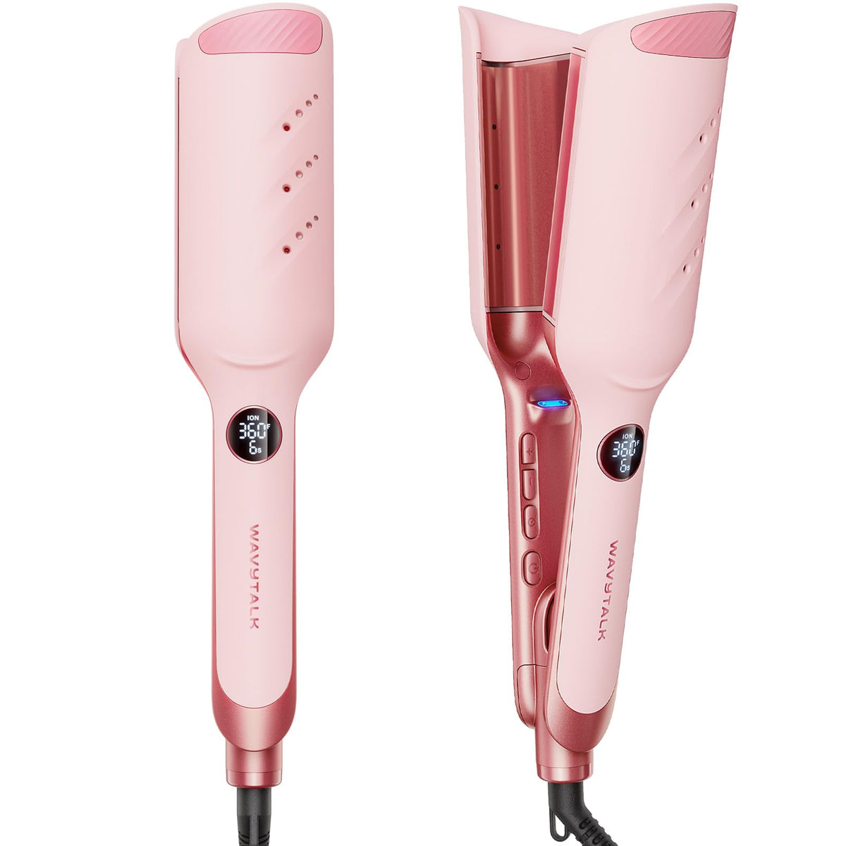 Wavytalk Power Wave Hair Crimper, Ionic Hair Waver for Less Heat Damage