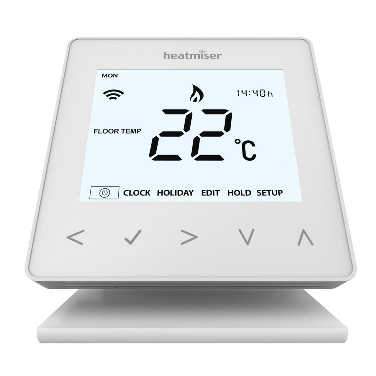 Kudos-Trading - Heatmiser Neo Air Stand Elegant White Durable & Lightweight Optimal Viewing Angle Easy Installation Non Slip Base Eco Friendly Perfect Fit for Heatmiser Neo Air Enhanced Connectivity