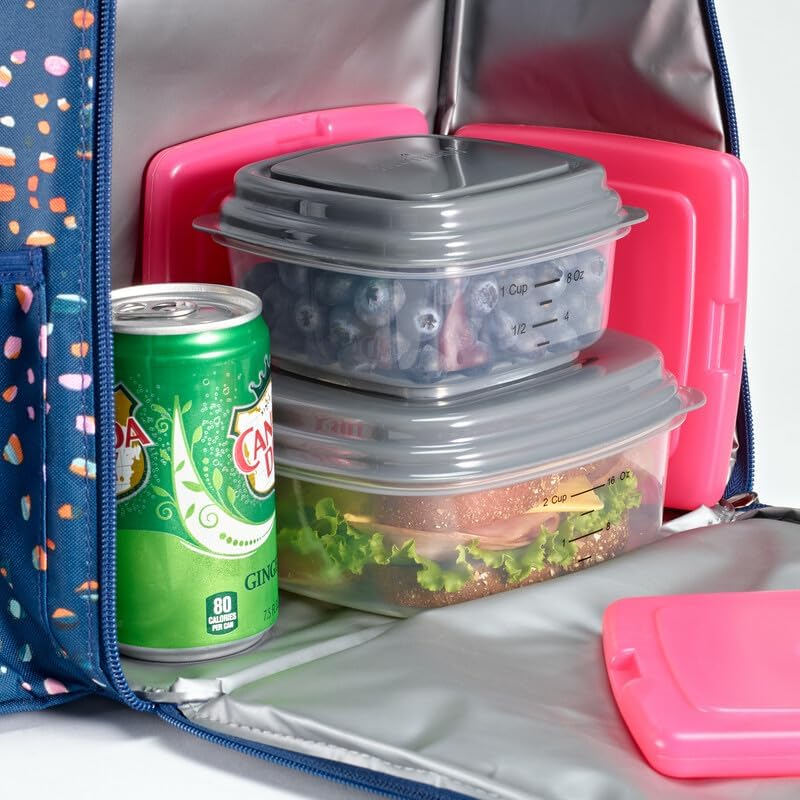 Cool Coolers by Fit + Fresh, Reusable & Long-Lasting Slim Ice Packs, Cold Packs for Lunch Boxes, Ice Packs for Lunch Bags