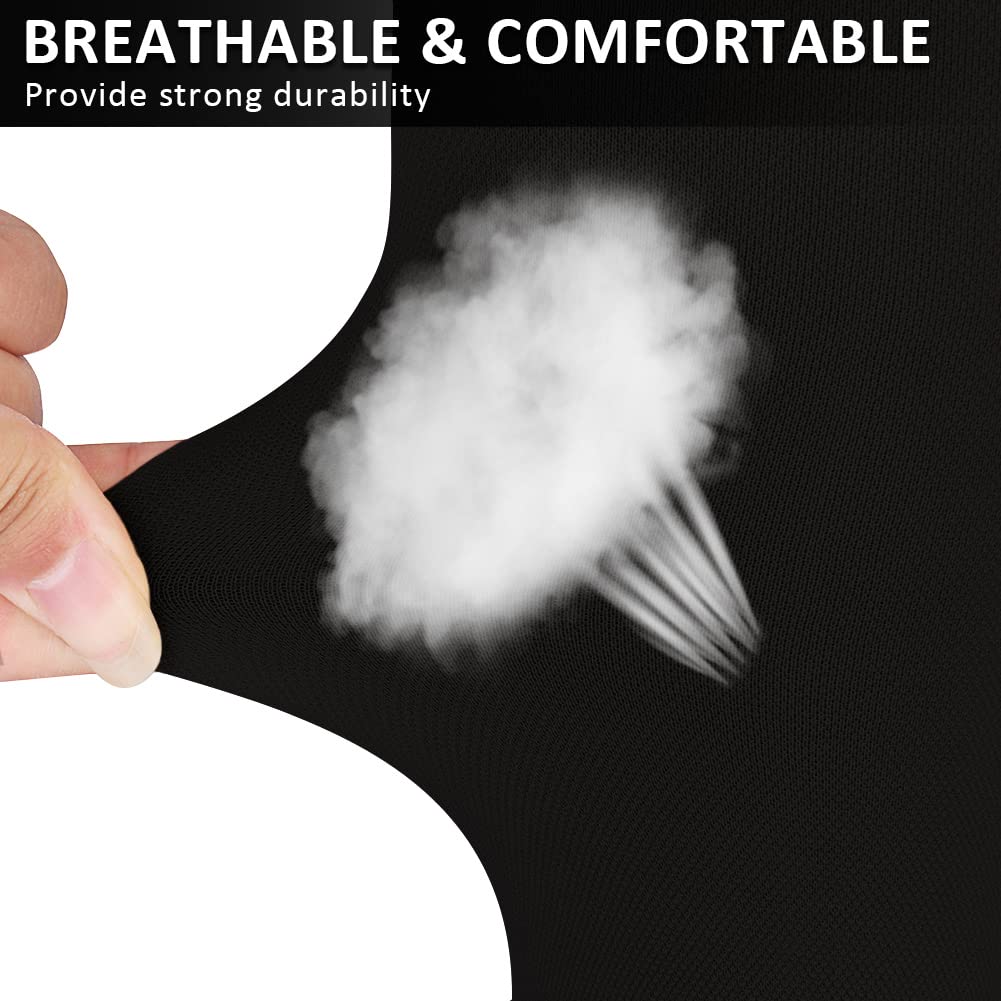 Ailaka Zipper Compression Socks Medical, 15-20 mmHg Knee High Compression Socks for Men Women, Close Toe Support Socks for Varicose Veins, Edema, Recovery, Pregnant, Nurse