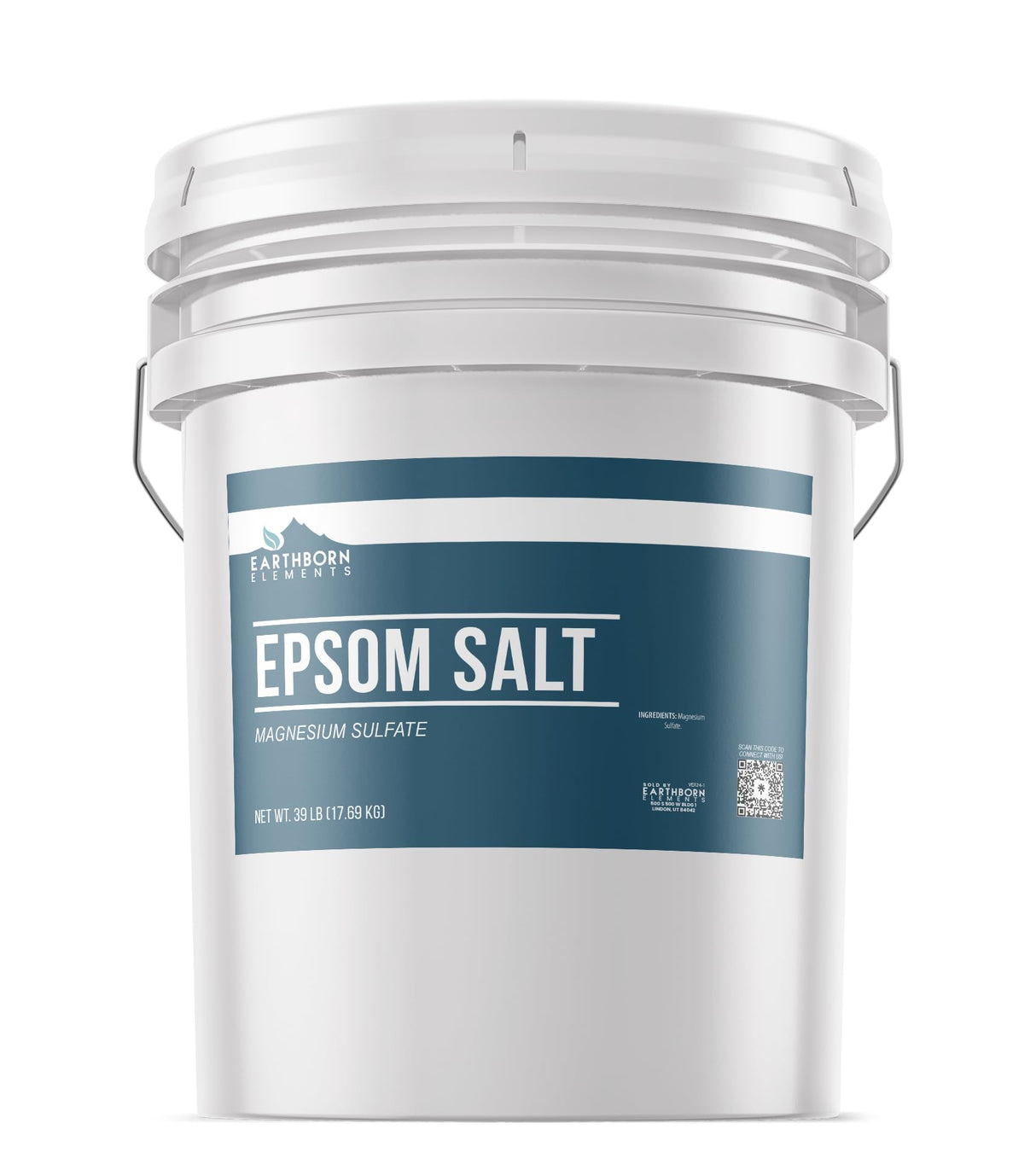Earthborn Elements Epsom Salt (5 Gallon), Magnesium Sulfate Soaking Solution