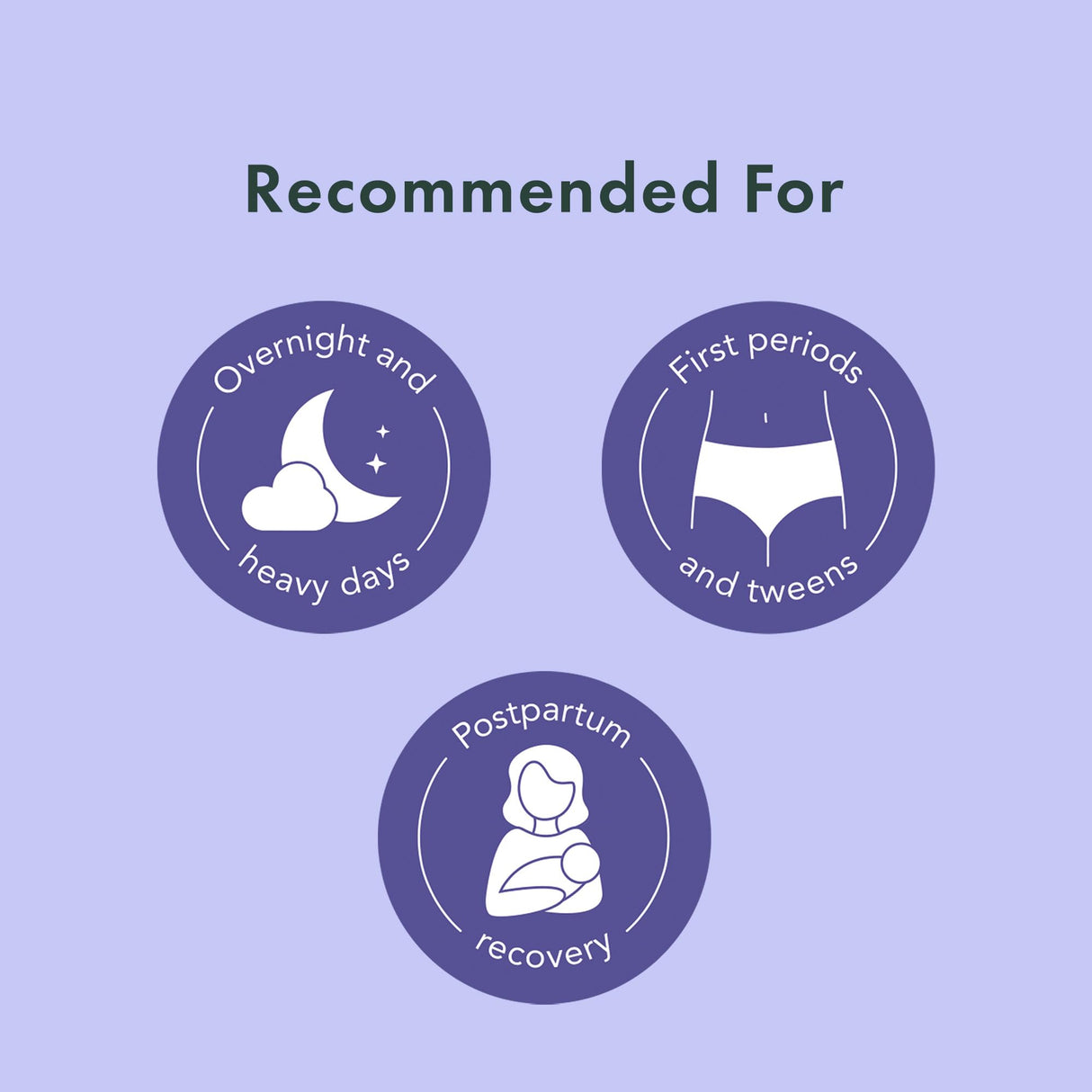 Rael Disposable Underwear for Women, Organic Cotton Cover - Incontinence Pads, Postpartum Essentials, Disposable Underwear, Unscented, Maximum Coverage (Size S-M, 12 Count)