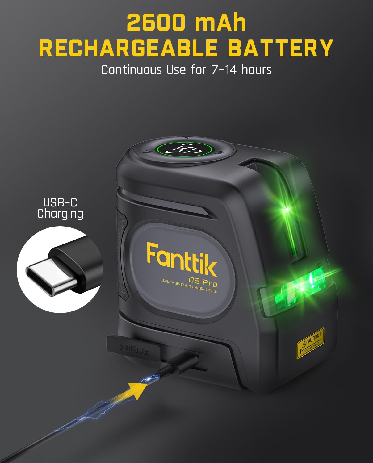 Fanttik C8 Nano 3.7V Cordless Electric Scissors & Fanttik D2 PRO Laser Level