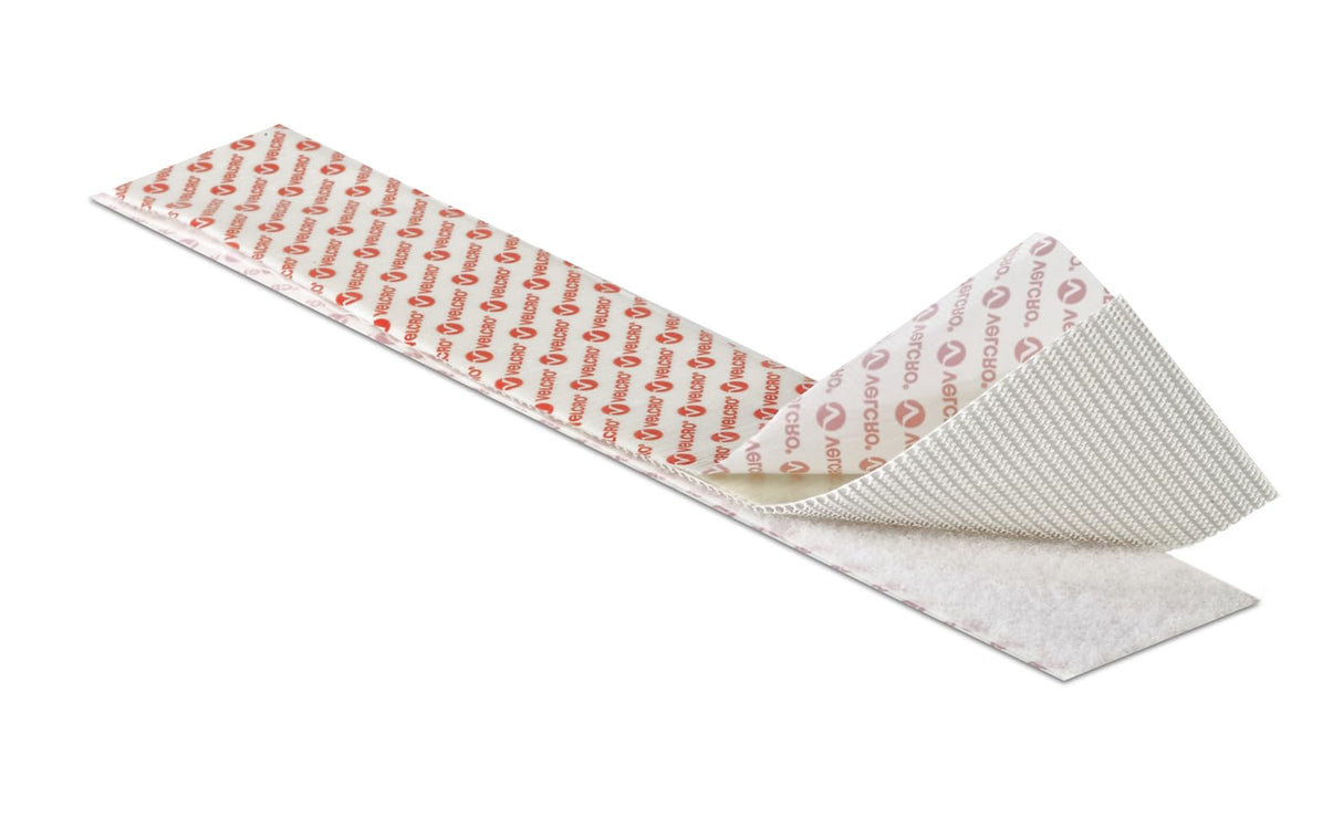 VELCRO Brand - Heavy Duty Stick On | Superior Holding Power Indoors & Outdoor Use | 50mm x 5m Tape | White