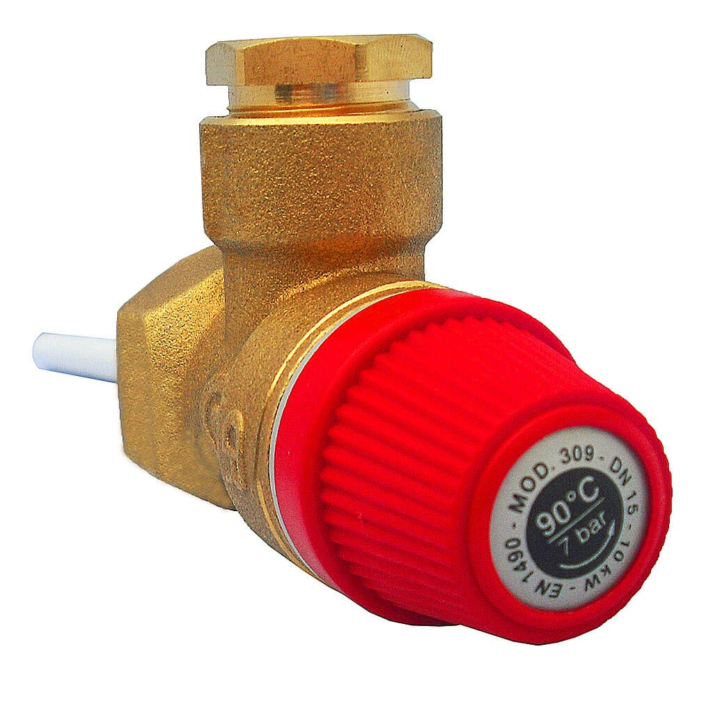 Altecnic Pressure and Temperature Relief Valve 7Bar 1/2 Tpr15