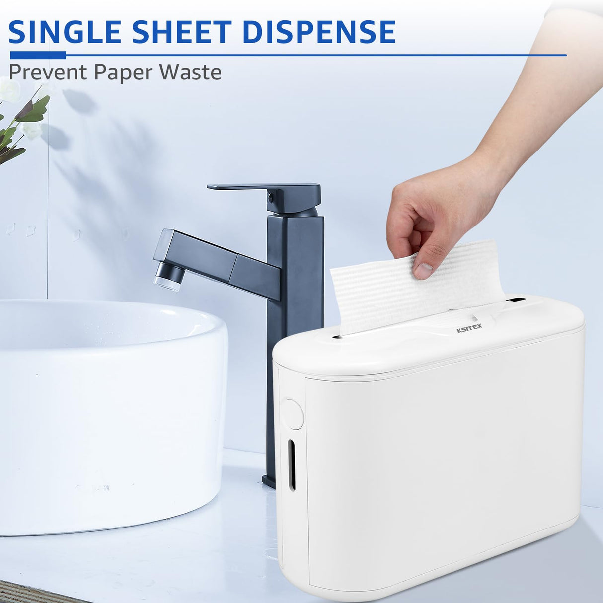 Countertop Paper Towel Holder Dispenser,Commercial Paper Towel Dispenser,Multifold Trifold Z-Fold Paper Towel Holder,Napkin Holder Dispenser,Hand Towel Dispenser for Home Kitchen Restaurant (White, M)