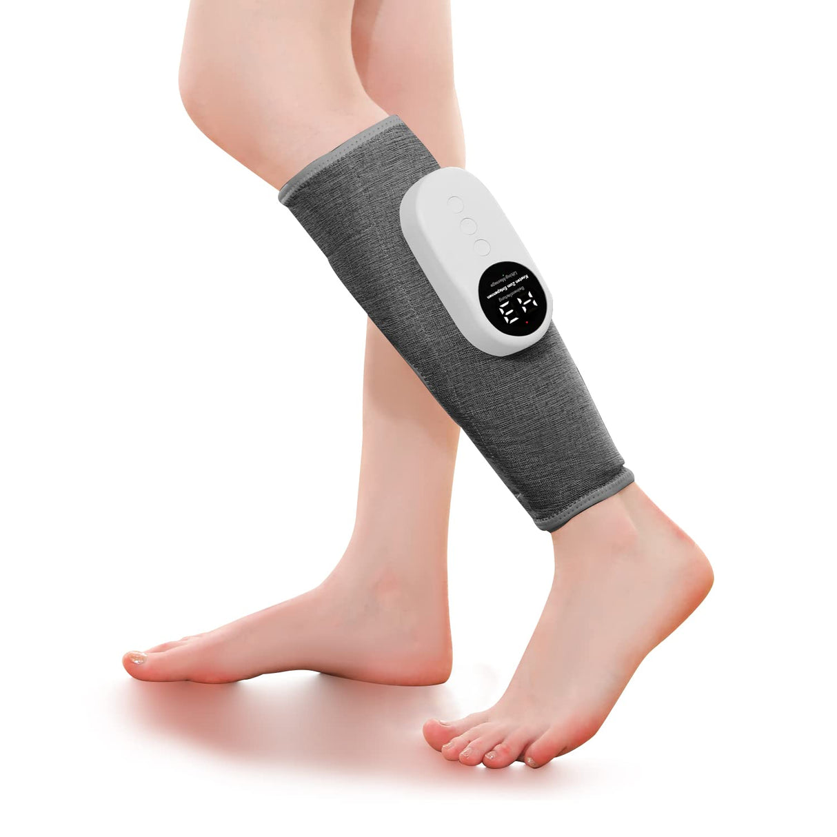 LINGTENG Leg Massager for Circulation and Pain Relief, Calf Air Compression Massager with Heat, Leg Massager with 3 Intensities, 3 Modes, Easy to use, Muscle Relaxation, Gifts (Pair)