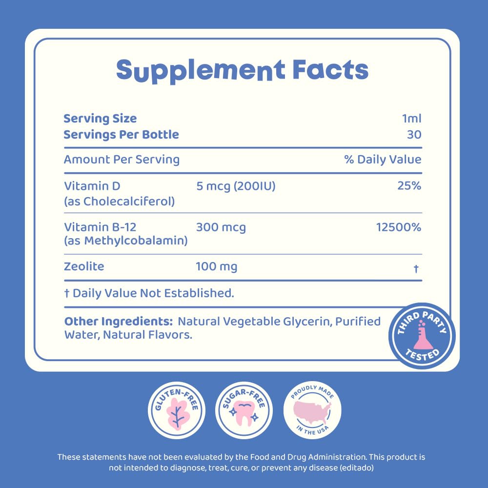 JoySpring Speech & Communication Support for Kids | Zeolite Supplement for Wellness | Supports Development & Learning | Made in USA