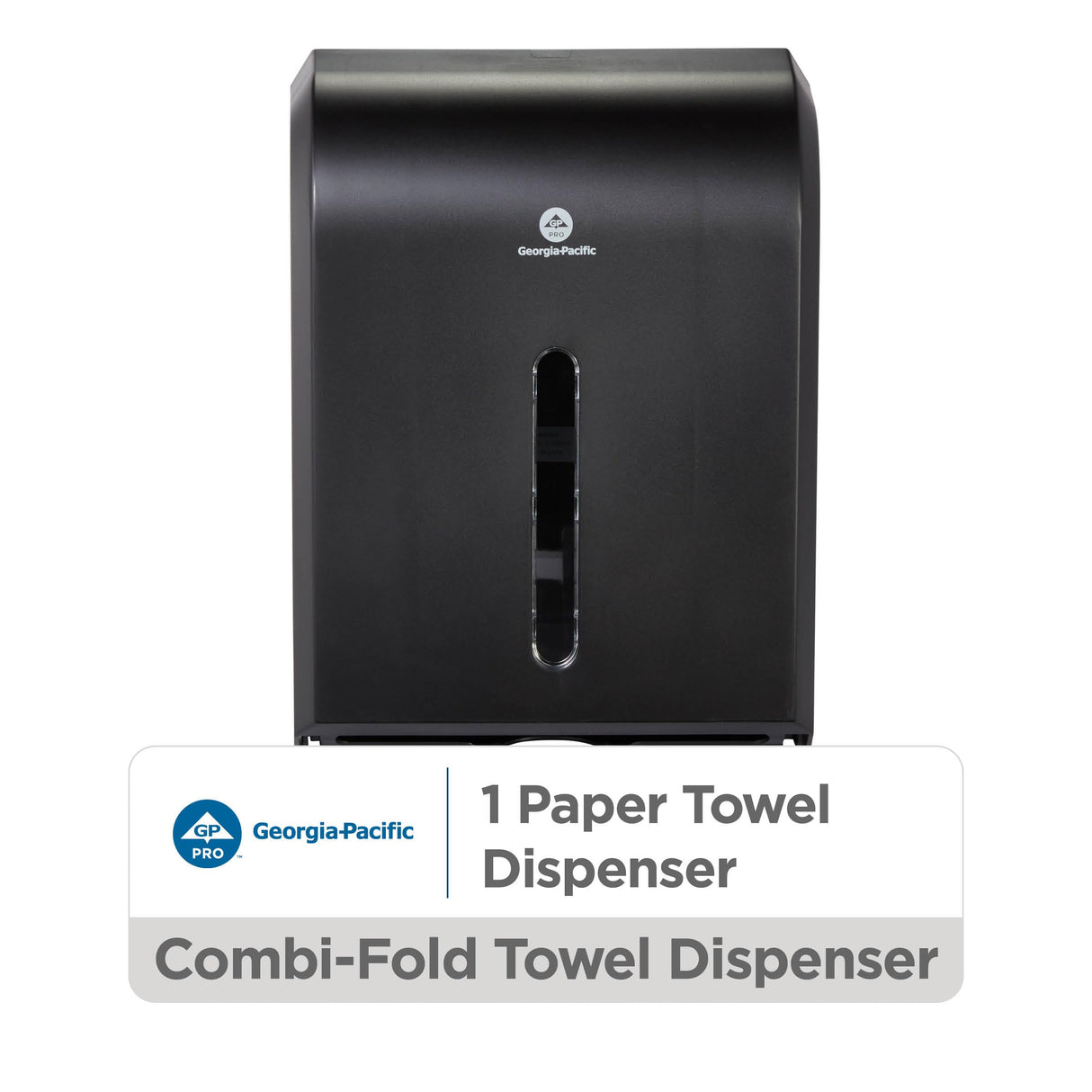 Georgia-Pacific Combi-Fold Paper Towel Dispenser, 56650A, Black