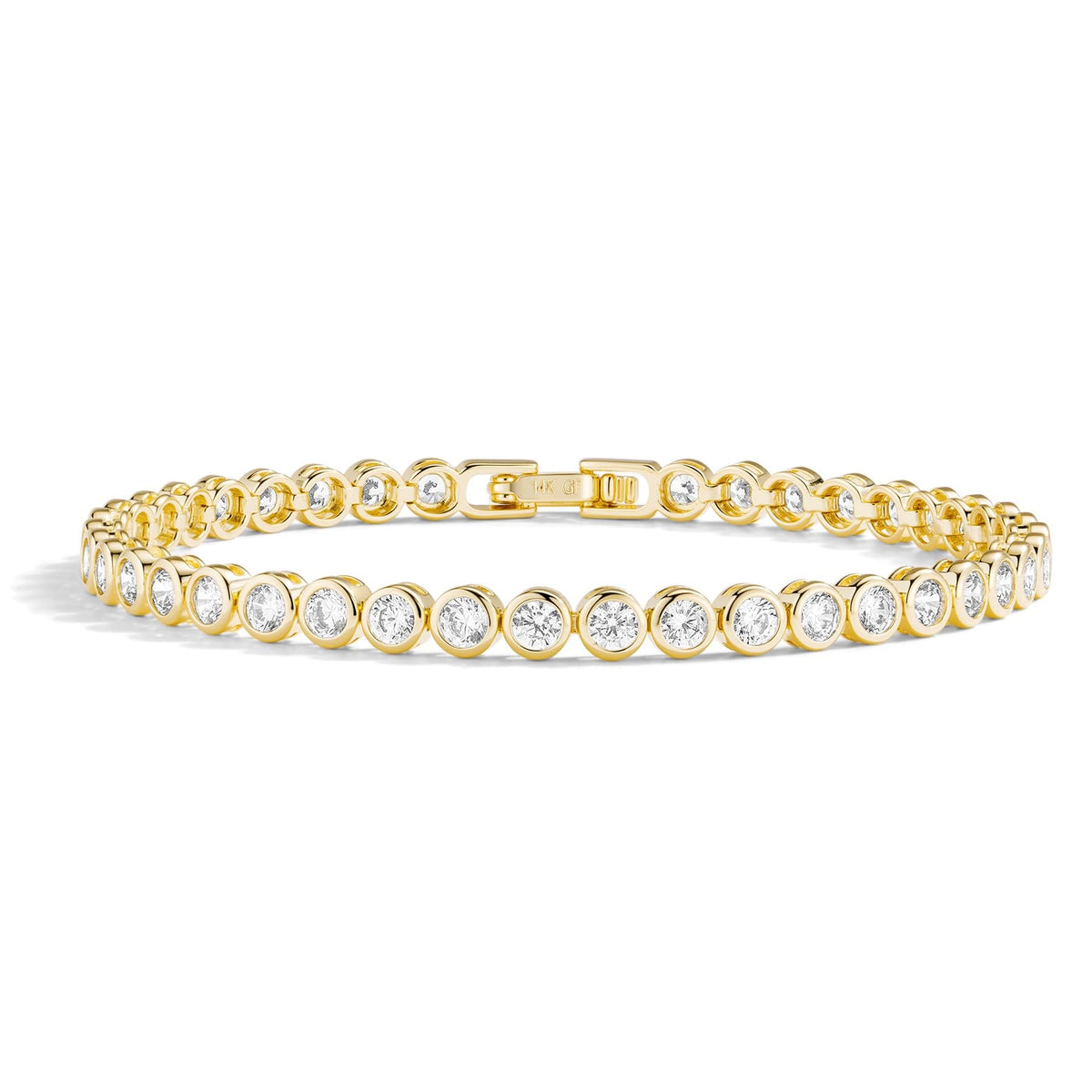 Pearich 14k Gold Filled Tennis Bracelets