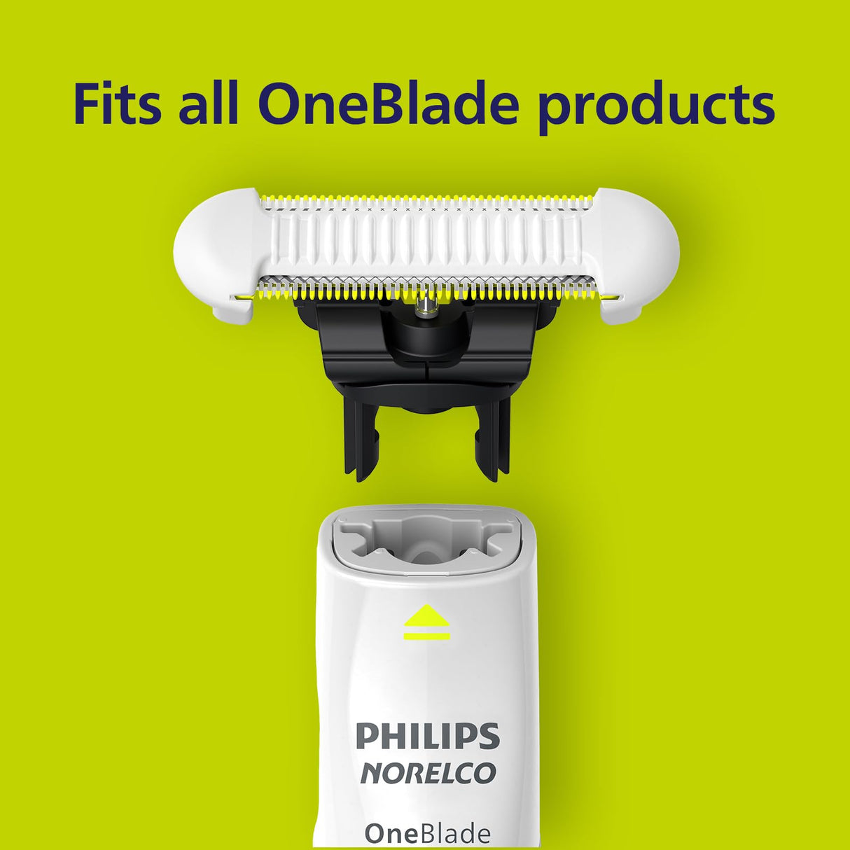 Philips Norelco OneBlade Skin Protect Replacement Blade, for OneBlade Electric Shaver and Trimmer, Durable Stainless Steel, Trim and Shave with Extra Skin Protection, 2 Count, QP229/80