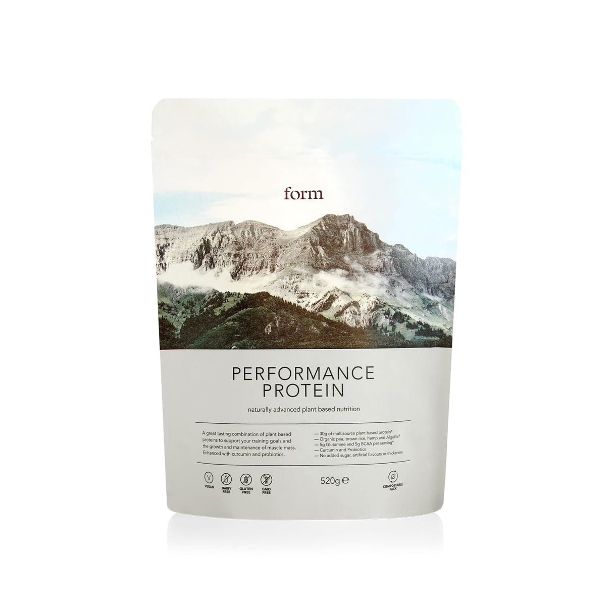 Form Performance Protein - Vegan Protein Powder - 30g of Plant Based Protein per Serving, with BCAAs and Digestive Enzymes. Perfect Post Workout. Tastes Great with Just Water! (Chocolate Hazelnut)