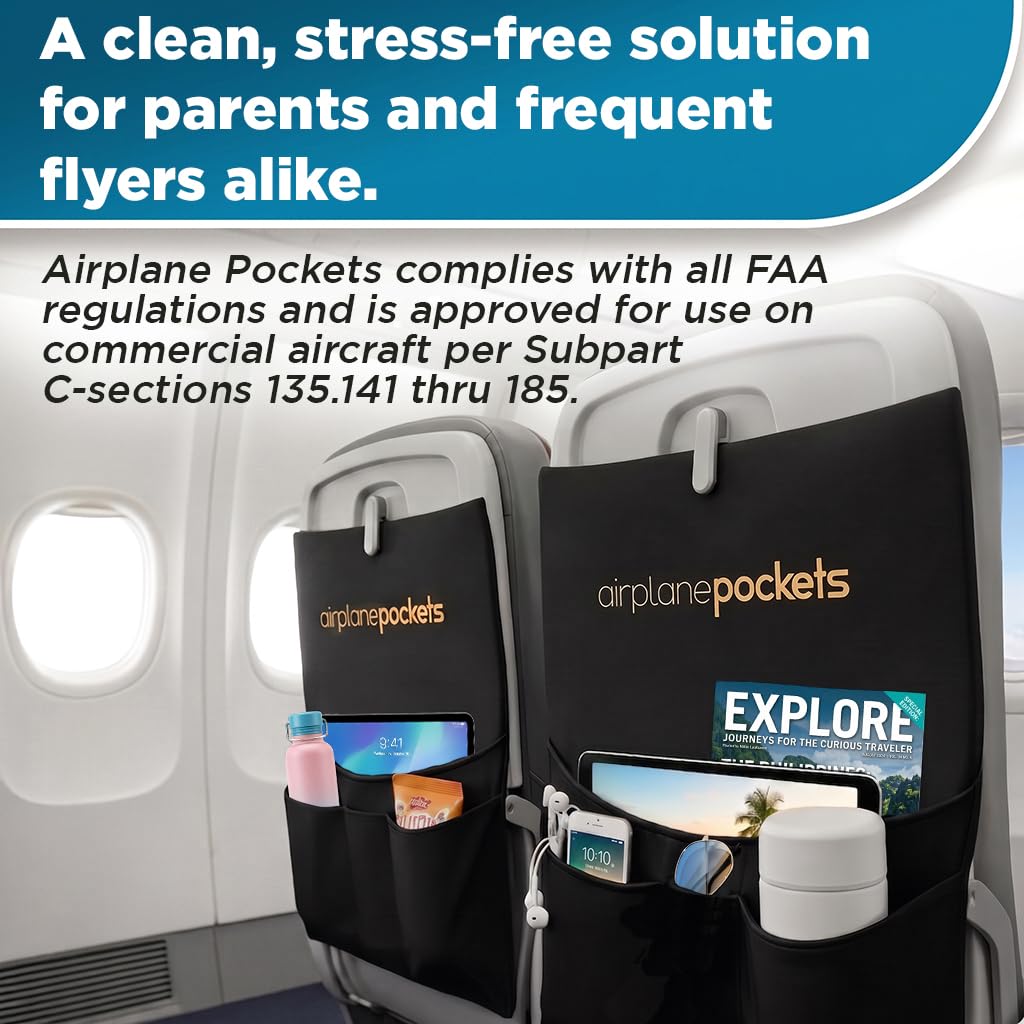 Airplane Pockets - Accessories Plane Travel Essentials, Travel Organizer