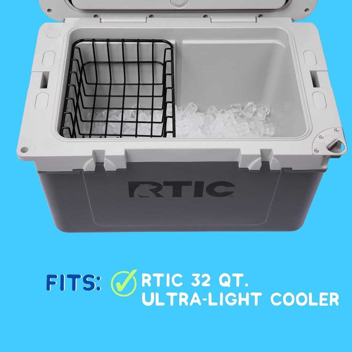 32 Qt. Cooler Basket for RTIC 32 Qt Ultra-Light Coolers - Compatible with Dividers, Inserts, Straps, Locks, and Other RTIC Cooler Accessories