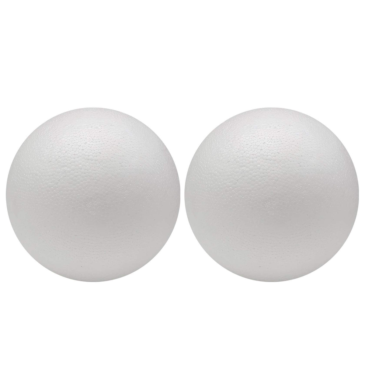 Crafjie 8 inch 2pcs Giant Foam Balls, Smooth Large White Foam Balls, S ...
