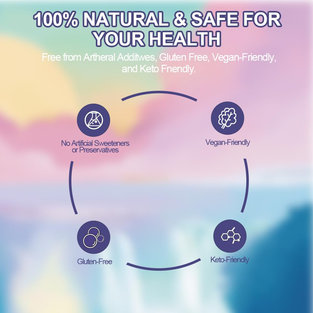 Yerba Mate Instant Powder, 3-in-1 Super Drink Clean Energy, Brain Fog Buster, Supports Energy, Focus and Gut Health, Peach Mango Flavor.