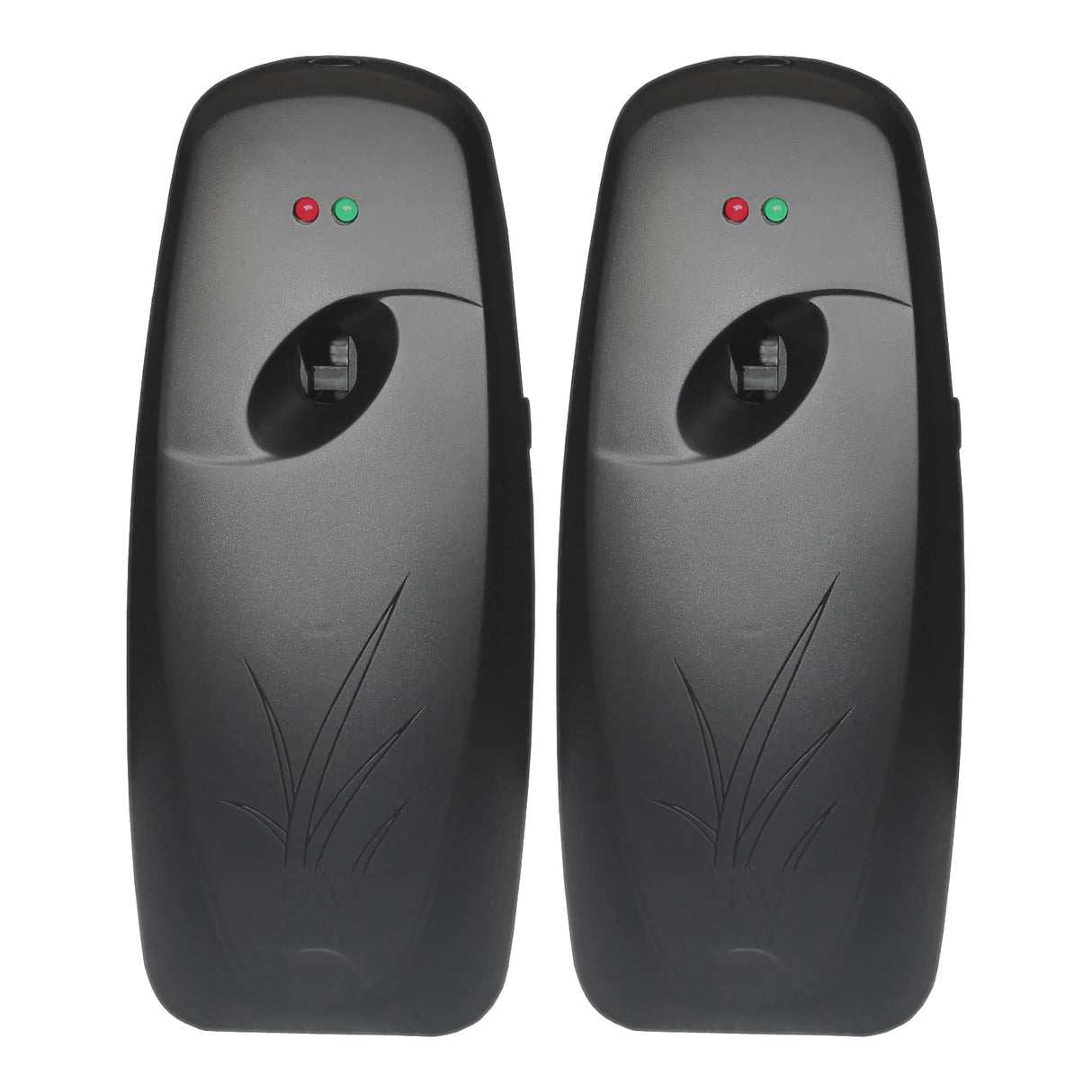 Automatic Air Freshener Spray Dispenser (2-Pack) ,Free Standing or Wall Mounted Automatic Aerosol Spray Dispenser Adjustable Aromatherapy Machines for Bedrooms, Bathrooms,Offices, Hotels (Black)