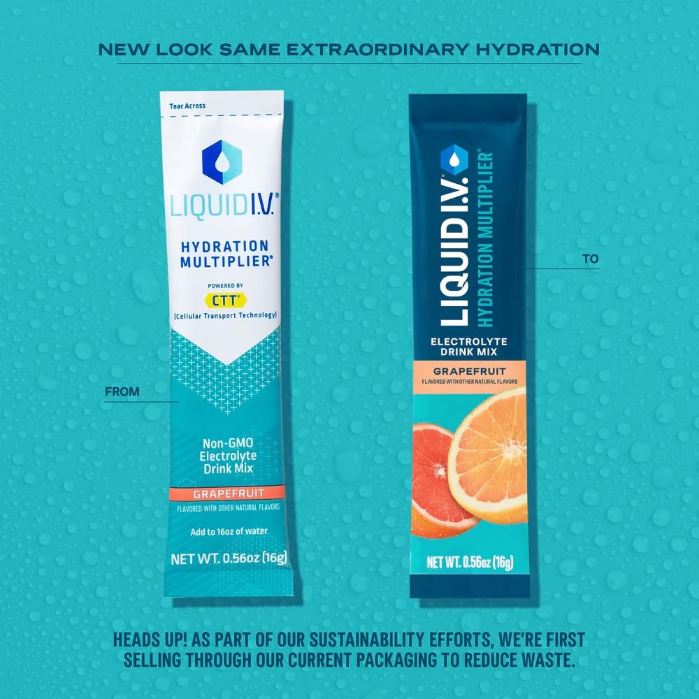 Liquid I.V.® Hydration Multiplier - Acai Berry | Electrolyte Powder Drink Mix | 1 Pack (16 Servings)