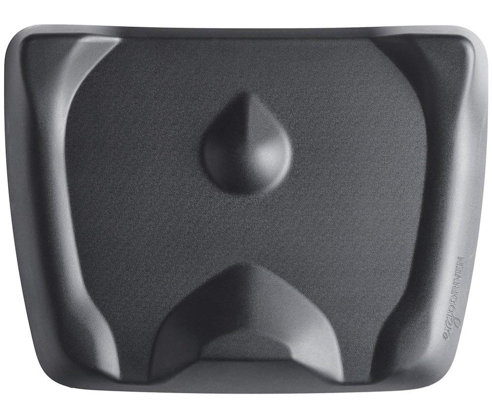 Topo Mini Comfort Mat by Ergodriven | The Smaller Not-Flat Anti-Fatigue Standing Desk Mat with Calculated Terrain | Accessories | Obsidian Black