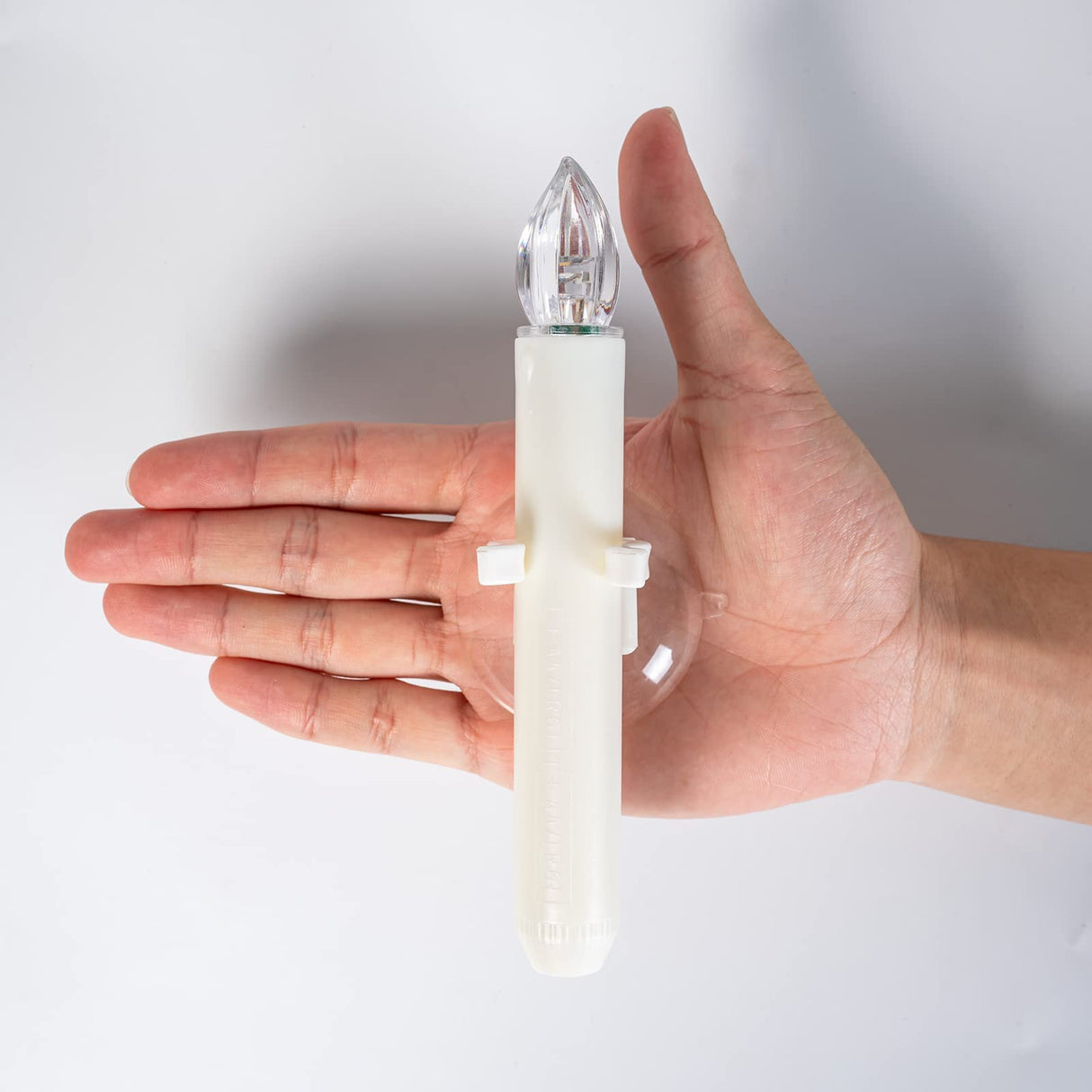 Homemory 12PCS Christmas LED Window Candles with 6h Timer, 2X Brighter Flameless Taper Candle with Suction Cups Battery Operated for Window, Flickering Candlesticks for Christmas Home Wedding Decor