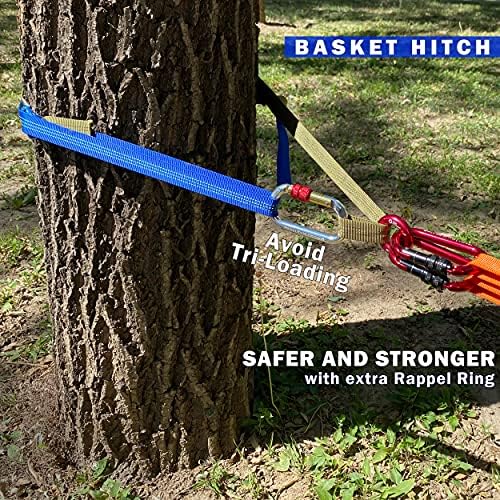 GM CLIMBING 1 inch Nylon Tubular Webbing Tape CE UIAA Certified 4000lb Heavy Duty for Climbing Rescue Rope Works Survival Outdoor General Purposes