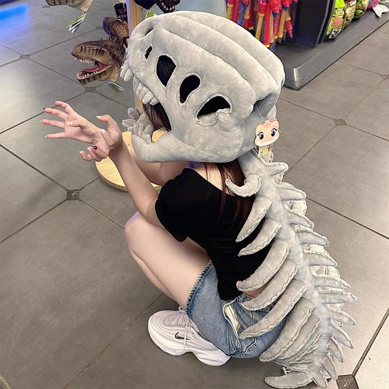 Dinosaur Costume-3D Skeleton Design,Halloween Dinosaur Skeleton Costume