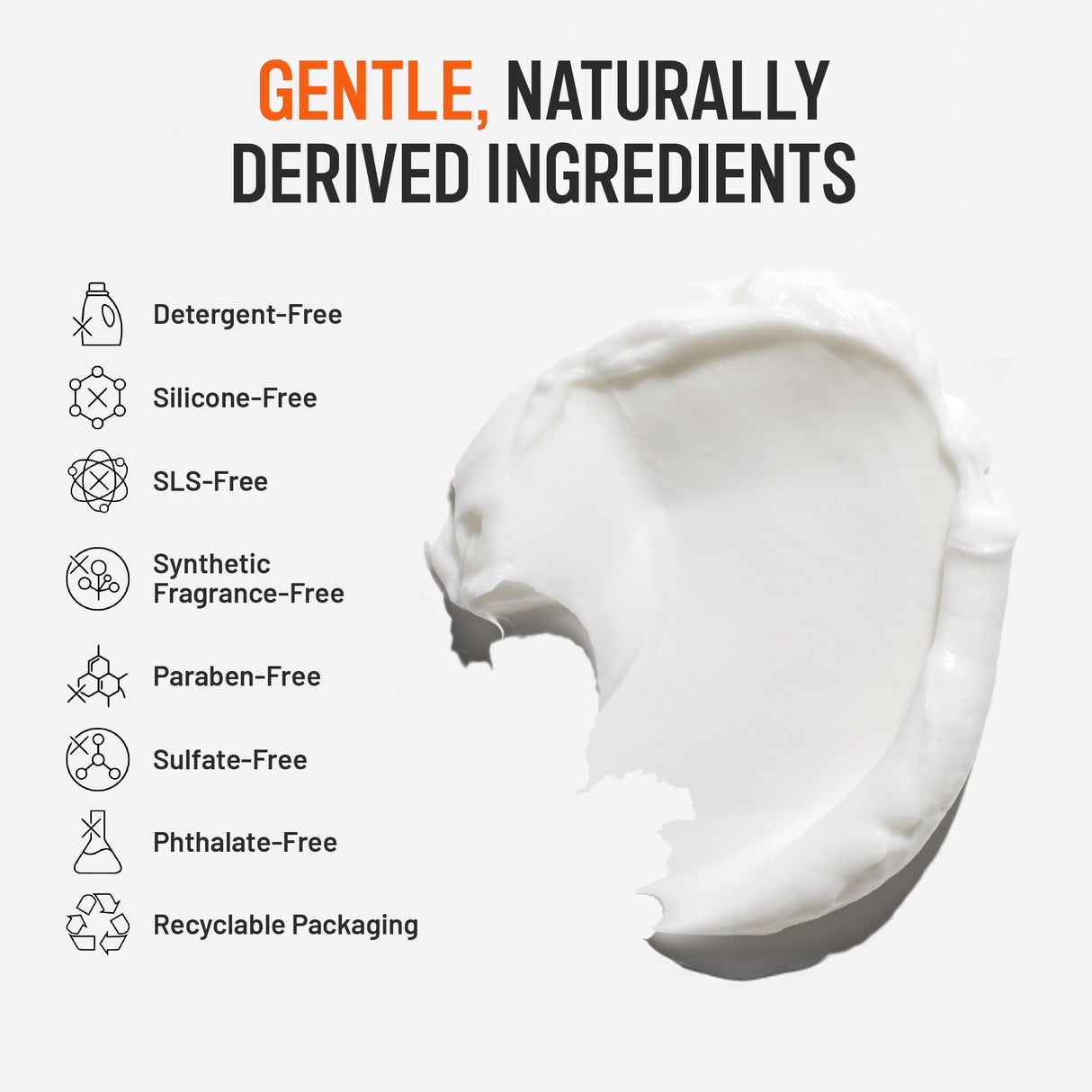 Hairstory New Wash Rich with Scalp Brush, Ultra-Moisturizing Cleansing Cream for Dry & Thick Hair, Shampoo & Conditioner Alternative, Restores Softness & Shine, 8oz