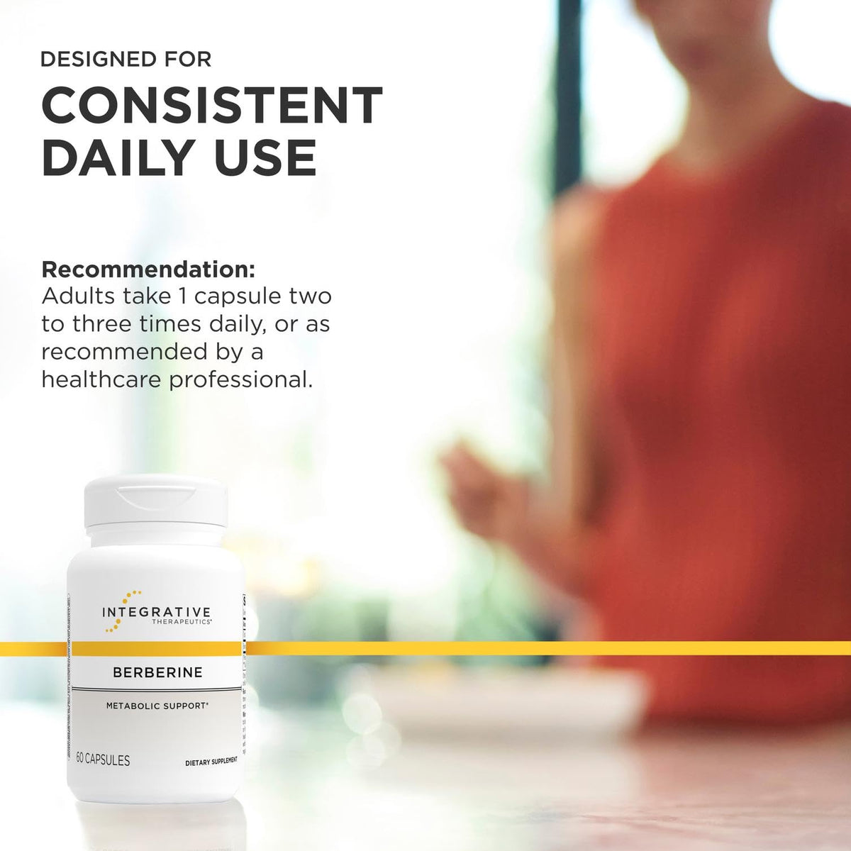 Integrative Therapeutics Berberine 1500mg Per Day, 60 Capsules